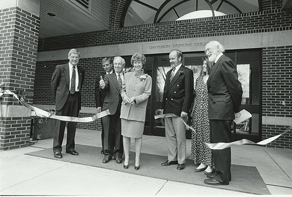 Davidson Honors College ribbon cutting