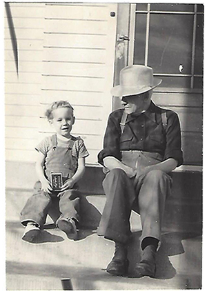 Dr. Pierson and his grandfather, Ed T. Pierson 