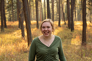 Libby Riddle, wildlife biology student and Student Success Scholarship recipient